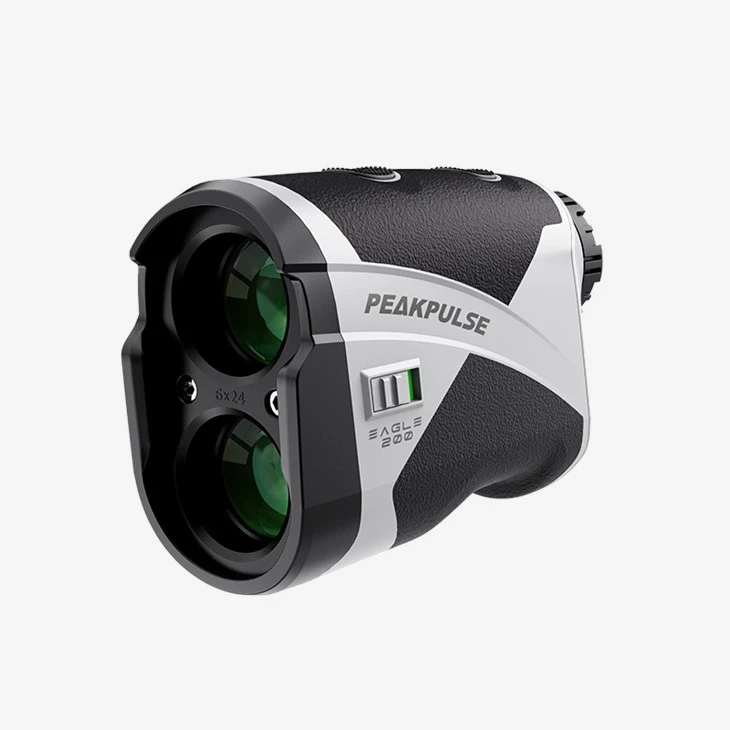 Golfowy dalmierz laserowy 7 stopni Super szeroki FOV z precyzyjnym blokowaniem masztu flagowego funkcja wibracji tryb nachylenia ciągłe skanowanie